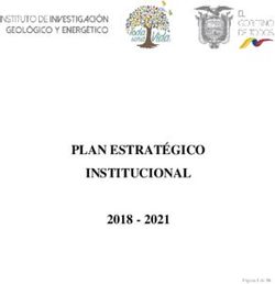 PLAN ESTRATÉGICO INSTITUCIONAL 2018 - 2021 - Instituto de ...