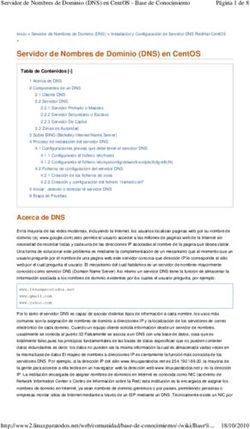 Servidor de Nombres de Dominio (DNS) en CentOS