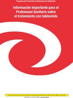 Información importante para el Profesional Sanitario sobre el tratamiento con talidomida