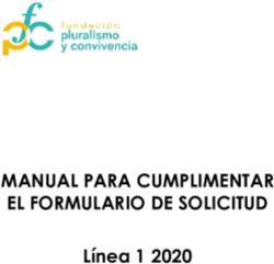 MANUAL PARA CUMPLIMENTAR EL FORMULARIO DE SOLICITUD - Línea 1 2020 - Fundación ...