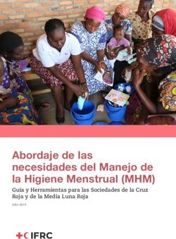 Abordaje de las necesidades del Manejo de la Higiene Menstrual (MHM) - Gu&iacute;a y Herramientas para las Sociedades de la Cruz Roja y de la Media Luna Roja