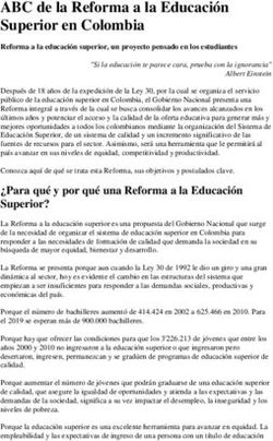 ABC de la Reforma a la Educación Superior en Colombia