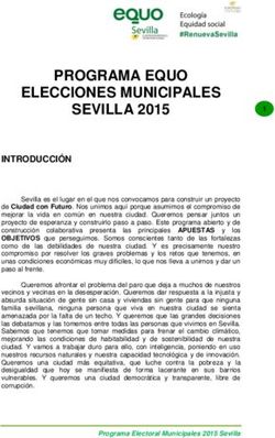 PROGRAMA EQUO ELECCIONES MUNICIPALES SEVILLA 2015