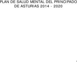 PLAN DE SALUD MENTAL DEL PRINCIPADO DE ASTURIAS 2014 2020