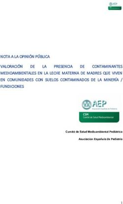 NOTA A LA OPINIÓN PÚBLICA DE - Asociación Española de Pediatría