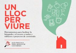 Herramientas para facilitar la búsqueda y el acceso a suelos y edificios a proyectos de covivienda - GUÍA PRÁCTICA PARA GRUPOS DE COVIVIENDA