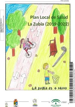 Plan Local de Salud La Zubia (2019-2022) - I PLS La Zubia - Red Local de Acci&oacute;n en Salud
