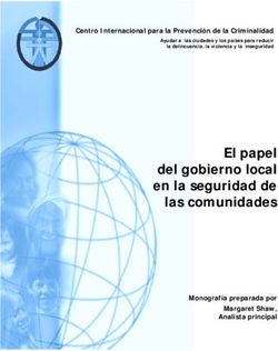 El papel del gobierno local en la seguridad de las comunidades