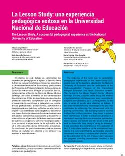 La Lesson Study: una experiencia pedag&oacute;gica exitosa en la Universidad Nacional de Educaci&oacute;n