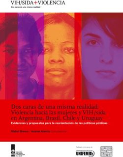 Dos caras de una misma realidad: Violencia hacia las mujeres y VIH/sida en Argentina, Brasil, Chile y Uruguay - Evidencias y propuestas para la ...