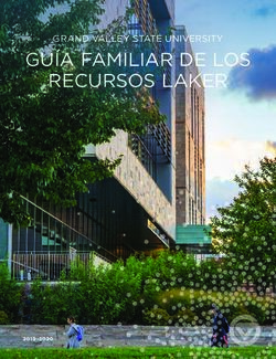 GUÍA FAMILIAR DE LOS RECURSOS LAKER - GRAND VALLEY STATE UNIVERSITY - Grand Valley State ...