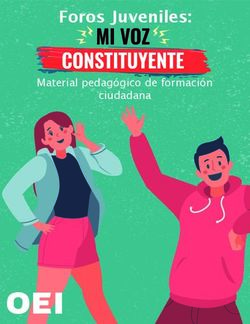 Foros Juveniles: Material pedag&oacute;gico de formaci&oacute;n ciudadana - Organizaci&oacute;n de Estados Iberoamericanos