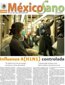 Influenza A(H1N1) controlada - * En M&eacute;xico los casos de contagio mantienen un ritmo descendente