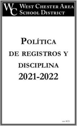 WC - 2021-2022 disciPlina - West Chester Area School District
