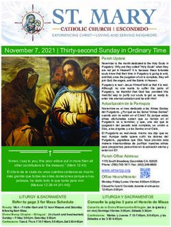 November 7, 2021 | Thirty-second Sunday in Ordinary Time