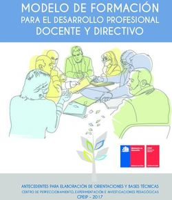 MODELO DE FORMACIÓN PARA EL DESARROLLO PROFESIONAL - DOCENTE Y DIRECTIVO - CPEIP
