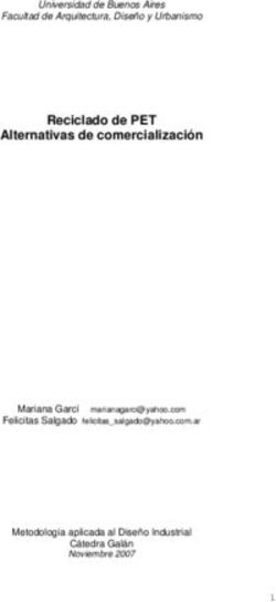 Reciclado de PET Alternativas de comercialización