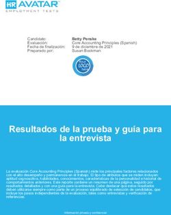 Resultados de la prueba y guía para la entrevista - HR Avatar