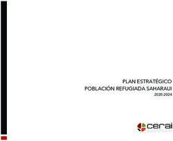 PLAN ESTRAT&Eacute;GICO POBLACI&Oacute;N REFUGIADA SAHARAUI 2020-2024