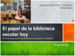 El papel de la biblioteca escolar hoy - BUENAS PR&Aacute;CTICAS Y CENTROS PREMIADOS - Gloria Durban Roca