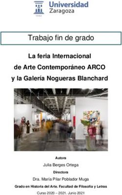 Trabajo fin de grado La feria Internacional de Arte Contempor&aacute;neo ARCO y la Galer&iacute;a Nogueras Blanchard