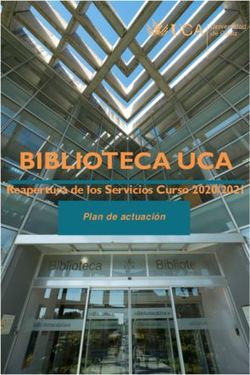 BIBLIOTECA UCA Reapertura de los Servicios Curso 2020/2021 - Plan de actuaci&oacute;n - Universidad de C&aacute;diz