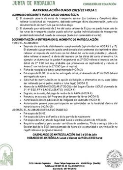 MATRICULACI&Oacute;N CURSO 2021/22 HOJA 1 - IES Nicol&aacute;s ...