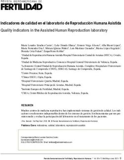 Indicadores de calidad en el laboratorio de Reproducción Humana Asistida Quality indicators in the Assisted Human Reproduction laboratory