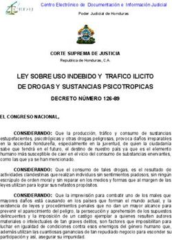 LEY SOBRE USO INDEBIDO Y TRAFICO ILICITO DE DROGAS Y SUSTANCIAS PSICOTROPICAS