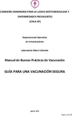 GUÍA PARA UNA VACUNACIÓN SEGURA - Manual de Buenas Prácticas de Vacunación - COMISIÓN HONORARIA PARA LA LUCHA ANTITUBERCULOSA Y - CHLAEP