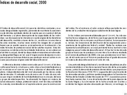 Índices de desarrollo social, 2000