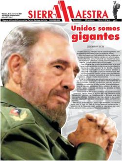 Gigantes Unidos somos - Peri&oacute;dico Sierra Maestra