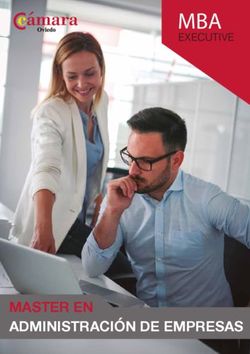 MBA EXECUTIVE - MASTER EN ADMINISTRACI&Oacute;N DE EMPRESAS - MBA Asturias