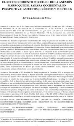 EL RECONOCIMIENTO POR EE.UU. DE LA ANEXI&Oacute;N MARROQU&Iacute; DEL SAHARA OCCIDENTAL EN PERSPECTIVA: ASPECTOS JUR&Iacute;DICOS Y POL&Iacute;TICOS