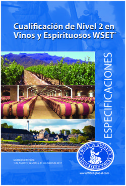 Cualificación de Nivel 2 en Vinos y Espirituosos WSET - www.WSETglobal.com NÚMERO CATORCE