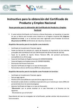 Instructivo para la obtención del Certificado de Producto y Empleo Nacional