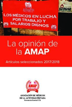La AMAP La opini&oacute;n de - Art&iacute;culos seleccionados 2017/2018