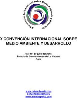 X CONVENCI&Oacute;N INTERNACIONAL SOBRE MEDIO AMBIENTE Y DESARROLLO - 6 al 10 de julio del 2015 Palacio de Convenciones de La Habana Cuba ...