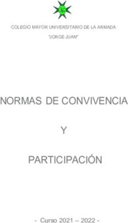 NORMAS DE CONVIVENCIA Y PARTICIPACIÓN - Curso 2021 2022 - COLEGIO MAYOR UNIVERSITARIO DE LA ARMADA - Colegio Mayor Jorge ...