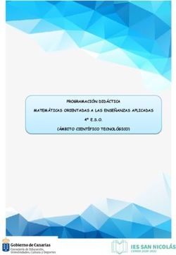 PROGRAMACIÓN DIDÁCTICA MATEMÁTICAS ORIENTADAS A LAS ENSEÑANZAS APLICADAS 4º E.S.O. (ÁMBITO CIENTÍFICO TECNOLÓGICO)