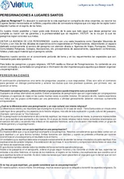PEREGRINACIONES A LUGARES SANTOS - Vietur