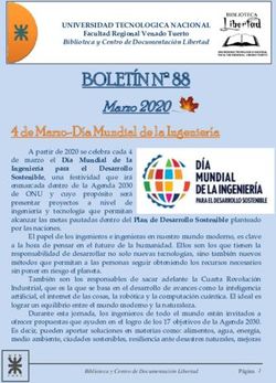 BOLETÍN Nº 88 Marzo 2020 4 de Marzo-Día Mundial de la Ingeniería - Universidad Tecnológica ...