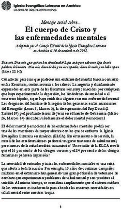 El cuerpo de Cristo y las enfermedades mentales