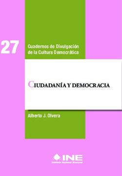 27 CIUDADAN&Iacute;A Y DEMOCRACIA - Cuadernos de Divulgaci&oacute;n de la Cultura Democr&aacute;tica Alberto J. Olvera - INE
