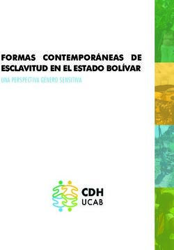 FORMAS CONTEMPORÁNEAS DE ESCLAVITUD EN EL ESTADO BOLÍVAR - UNA PERSPECTIVA GÉNERO SENSITIVA