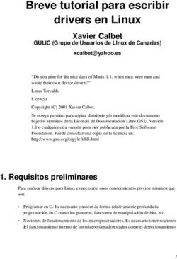 Breve tutorial para escribir drivers en Linux