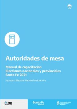 Autoridades de mesa Manual de capacitación Elecciones nacionales y provinciales Santa Fe 2021 Secretaria Electoral Nacional de Santa Fe - Gobierno ...