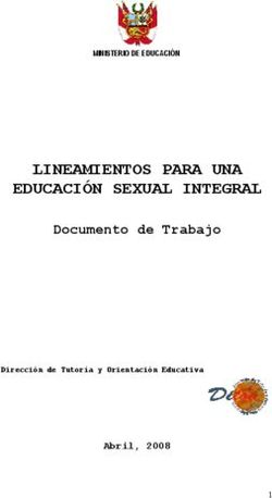 LINEAMIENTOS PARA UNA EDUCACIÓN SEXUAL INTEGRAL - Documento de Trabajo - Abril, 2008