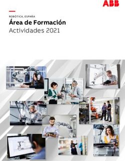Área de Formación Actividades 2021 - ROBÓTICA, ESPAÑA - ABB