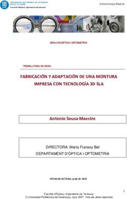 FABRICACI&Oacute;N Y ADAPTACI&Oacute;N DE UNA MONTURA IMPRESA CON TECNOLOG&Iacute;A 3D SLA